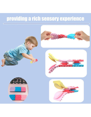 Paquete de 8 Juguetes Sensoriales Antiestrés Iceacrin