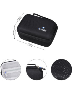 Funda Dura de Transporte Worfty para HOVERAir X1 Drone - Negro 2