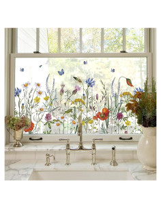 Película de Privacidad para Ventanas ADD.HERES 44.5x200cm Floral