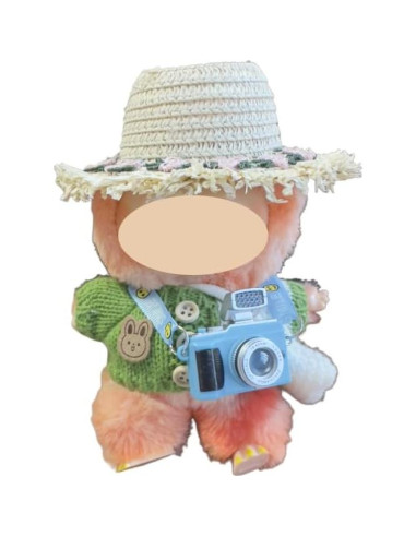 4 Accesorios de Cámara Vintage para Muñecas 17cm Jqoakpo