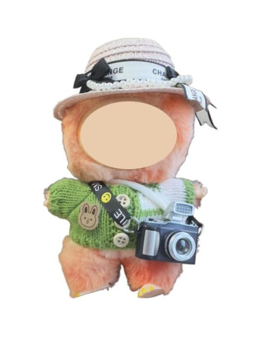 4 Accesorios de Cámara Vintage para Muñecas 17cm Jqoakpo