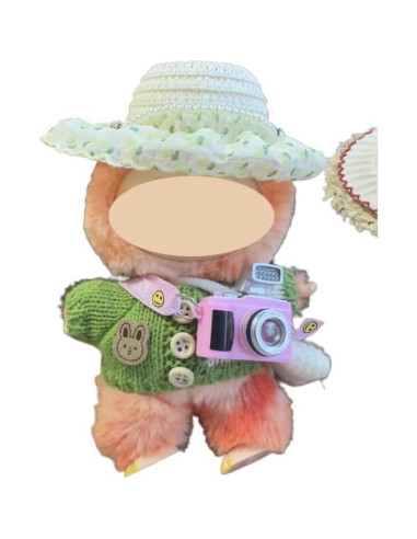 4 Accesorios de Cámara Vintage para Muñecas 17cm Jqoakpo