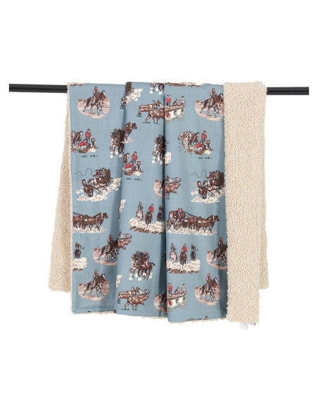 Manta Tasha Polizzi Paseo Road 127x152 cm Azul Western