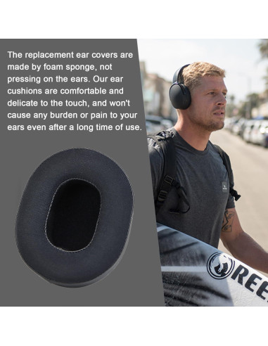 Almohadillas de Gel Refrigerante Niukeke para Skullcandy Negro