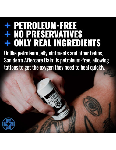 Bálsamo Cuidado Tatuajes Saniderm 28g - Natural y Sin Fragancia