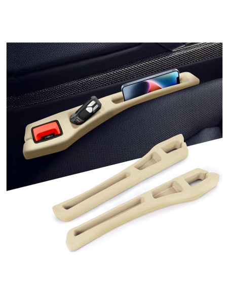 Hovom Organizador de Relleno para Asiento de Coche Beige 2PCS