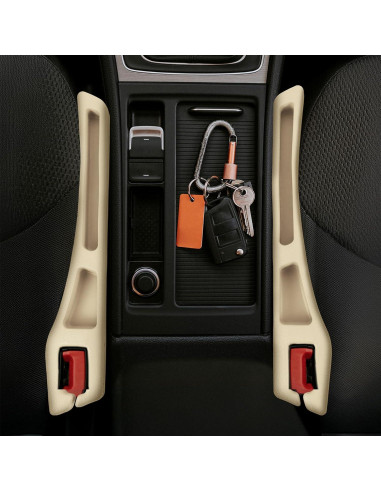 Hovom Organizador de Relleno para Asiento de Coche Beige 2PCS