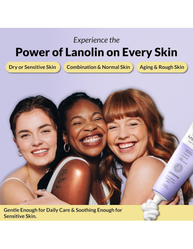 Crema Hidratante de Lanolina High Meadow 85g - Lavanda