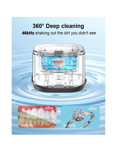 Limpiador Ultrasónico BCOM para Joyería y Dentaduras 46kHz