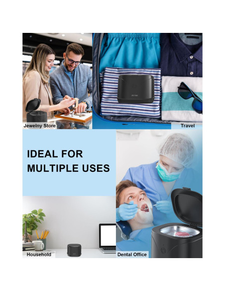 Limpiador Ultrasónico BCOM para Joyería y Dentaduras 46kHz Limpiador Ultrasónico BCOM para Joyería y Dentaduras 46kHz