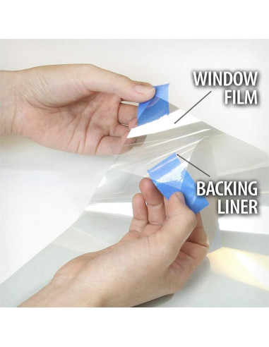 Película de Ventana de Seguridad BDF S8MC 8 Mil Clara 30.48x4.27m