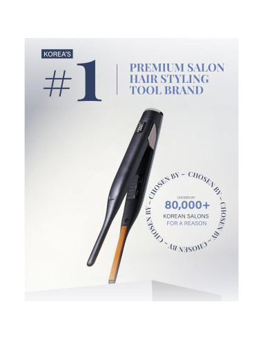 Plancha de Pelo GLAMPALM Stiletto 0.3" Cerámica Vita C