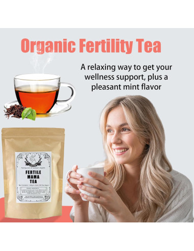 Té Orgánico Fertile Mama Nichalous 120g - 30 Bolsitas Sin Cafeína