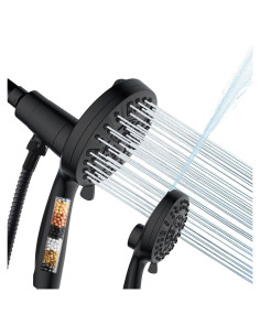 Cabezal de Ducha Filtrado Fyhib - 10 Modos, Alta Presión, 152.4 cm
