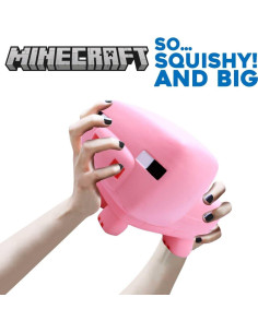 Peluche SquishMe Minecraft Cerdo 30.48 cm Just Toys 2