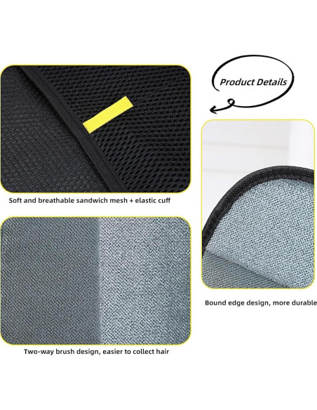 Guante Eliminador de Pelo de Mascota Babigo Reutilizable 1 pieza