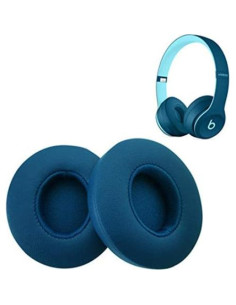 Almohadillas de Reemplazo para Auriculares Beats Solo 2.0/3.0 Azul Aqua 2