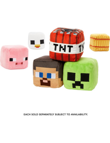 Peluche Minecraft Steve 7.62 cm - Mattel