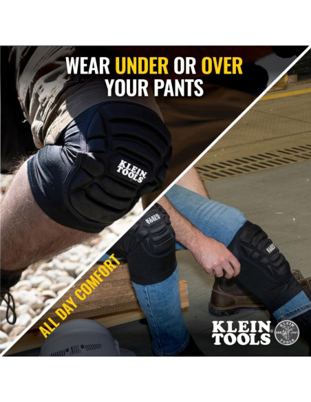 Rodilleras Acolchadas Klein Tools 60614 S/M Negro Transpirables