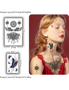 Tatuajes Temporales Yazhiji 32 Hojas Diseño Variado 2