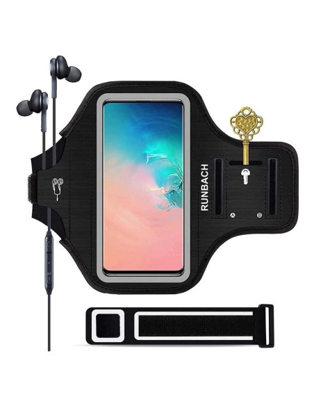 Brazalete RUNBACH para Samsung Galaxy hasta 15.7 cm Negro Brazalete RUNBACH para Samsung Galaxy hasta 15.7 cm Negro