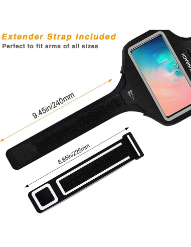 Brazalete RUNBACH para Samsung Galaxy hasta 15.7 cm Negro