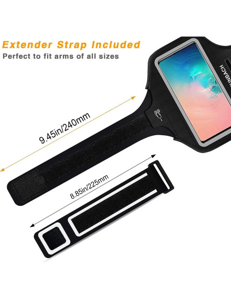 Brazalete RUNBACH para Samsung Galaxy hasta 15.7 cm Negro Brazalete RUNBACH para Samsung Galaxy hasta 15.7 cm Negro