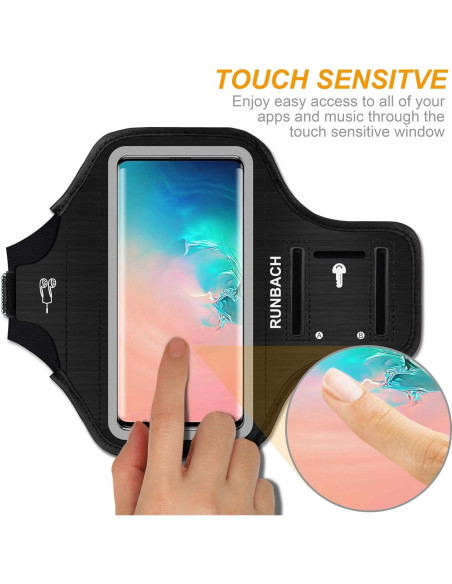 Brazalete RUNBACH para Samsung Galaxy hasta 15.7 cm Negro Brazalete RUNBACH para Samsung Galaxy hasta 15.7 cm Negro