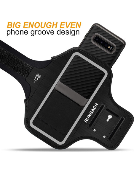 Brazalete RUNBACH para Samsung Galaxy hasta 15.7 cm Negro Brazalete RUNBACH para Samsung Galaxy hasta 15.7 cm Negro