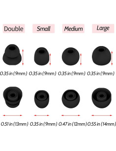 Consejos de Silicona Reemplazo para Auriculares Beats Powerbeats Pro S/M/L 2