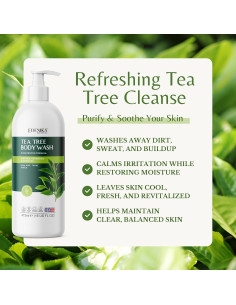 Jabón Corporal Orgánico Edenika 473 ml - Aceite de Árbol de Té 2