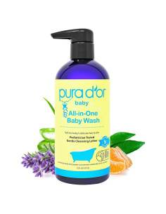 Jabón y Champú para Bebés PURA D'OR 473 ml Sin Lagrimas