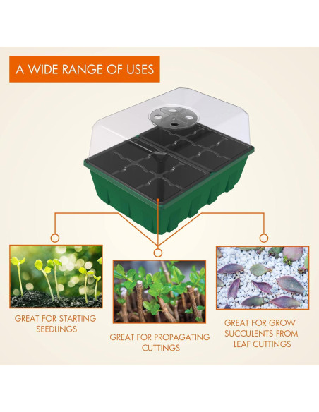 Set de Propagador de Jardín Gardzen 10 Piezas 12 Celdas