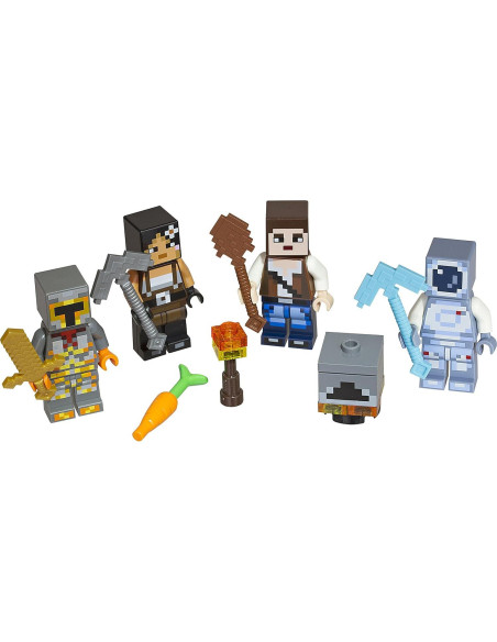 LEGO Minecraft 853610 Mini Figuras - 4 Piezas LEGO Minecraft 853610 Mini Figuras - 4 Piezas