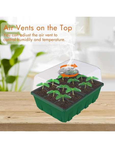 Set de Propagador de Jardín Gardzen 10 Piezas 12 Celdas