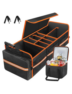 Organizador de Maletero Plegable SKYJDM 95L con Bolsa Térmica
