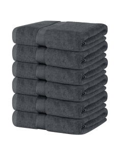 Juego de 6 Toallas de Baño SIMPLI-MAGIC 100% Algodón 61x117cm