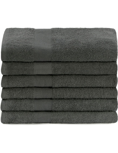 Juego de 6 Toallas de Baño SIMPLI-MAGIC 100% Algodón 61x117cm