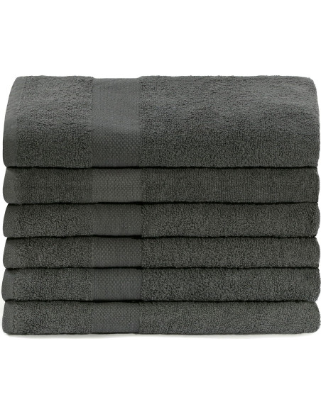 Juego de 6 Toallas de Baño SIMPLI-MAGIC 100% Algodón 61x117cm