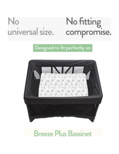 Sábanas Ajustadas para Cuna 4moms Breeze Plus - 100% Algodón 2