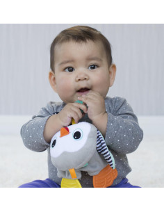 Mordedor Acogedor Infantino Pingüino 3 Piezas Texturizadas 2