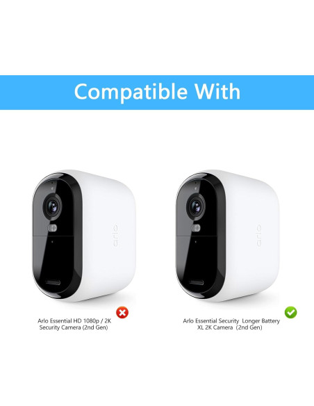 Montaje en Poste y Cubierta de Silicona OkeMeeo para Arlo XL