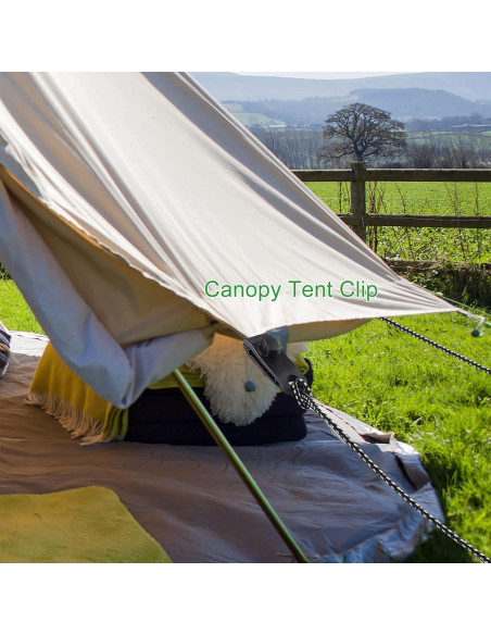 24 Clips de Lona Reutilizables Jiozermi 8.13 cm Alta Resistencia