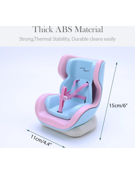 Asiento de Coche para Muñecas Thalvys - Clip Ventilación 17cm