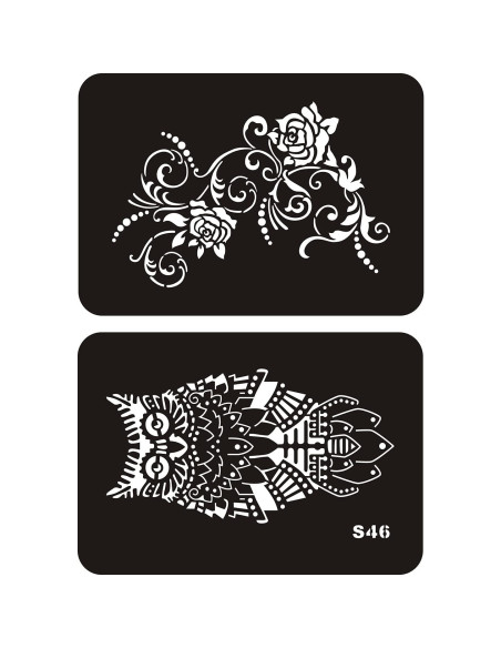 6 Plantillas de Tatuajes Temporales KOTBS A4 con 34 Patrones 6 Plantillas de Tatuajes Temporales KOTBS A4 con 34 Patrones