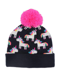 Conjunto Gorro y Guantes de Invierno Unicornio Niñas 2-8 Años 2