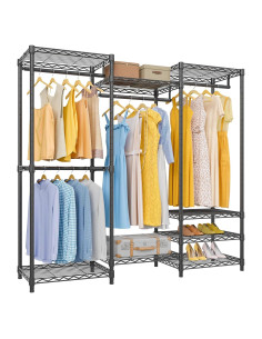 Armario Portátil VIPEK V5 Mediano Negro con 8 Estantes