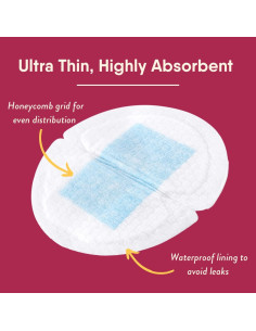 NatureBond Almohadillas Desechables para Lactancia 60 Piezas 2