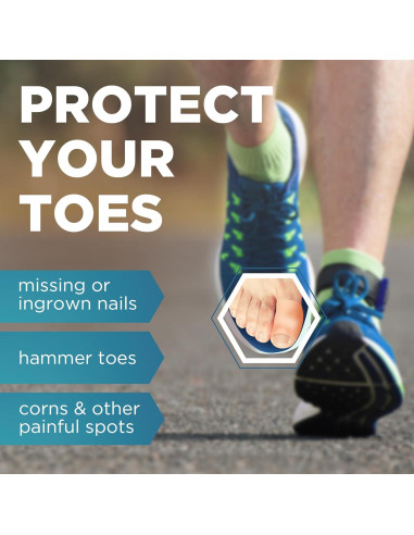 Capuchones de Gel Homergy para Dedos - Paquete de 6 Pequeños