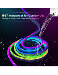 Luces de Cuerda LED Neón 5M XSY - Impermeables y Flexibles 2